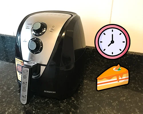 Bolo na airfryer: Tempo e temperatura ideal para assar