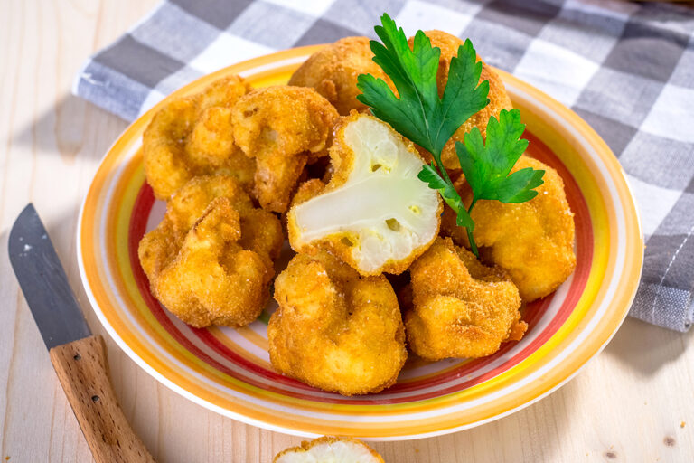 Receita de Couve flor empanada na AirFryer